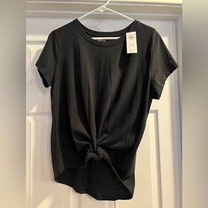 Abercrombie Knotted Black Tshirt Large